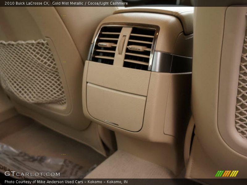 Gold Mist Metallic / Cocoa/Light Cashmere 2010 Buick LaCrosse CX