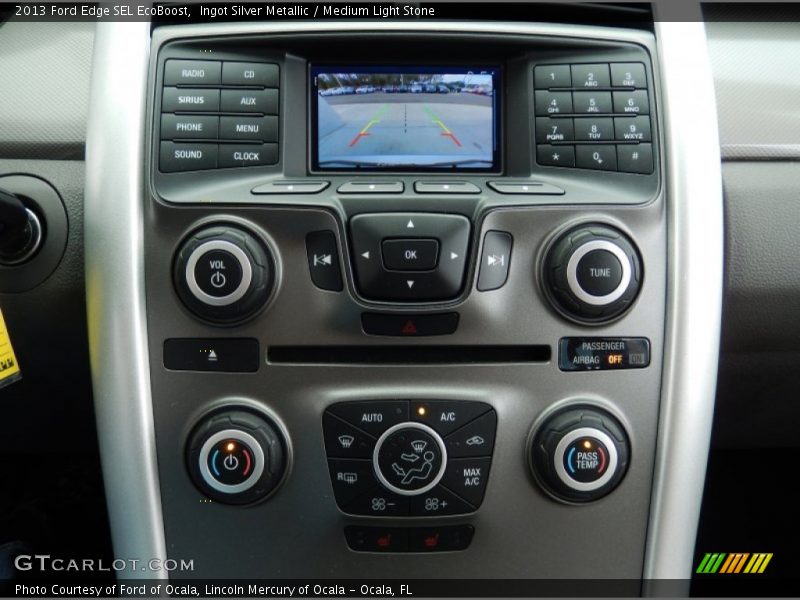 Ingot Silver Metallic / Medium Light Stone 2013 Ford Edge SEL EcoBoost