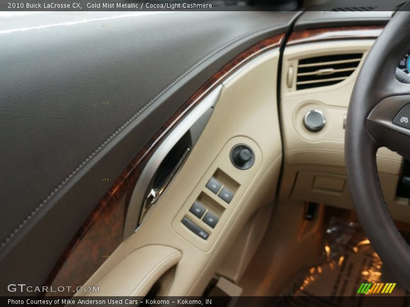 Gold Mist Metallic / Cocoa/Light Cashmere 2010 Buick LaCrosse CX