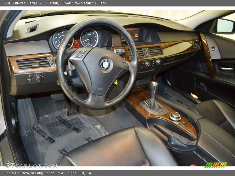Black Interior - 2006 5 Series 525i Sedan 