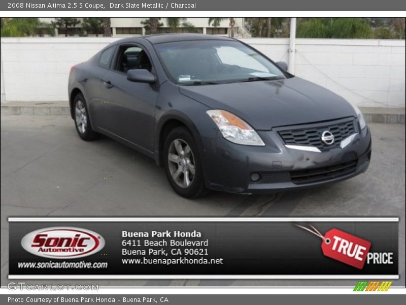 Dark Slate Metallic / Charcoal 2008 Nissan Altima 2.5 S Coupe
