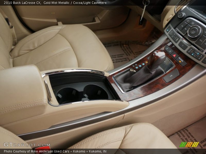 Gold Mist Metallic / Cocoa/Light Cashmere 2010 Buick LaCrosse CX