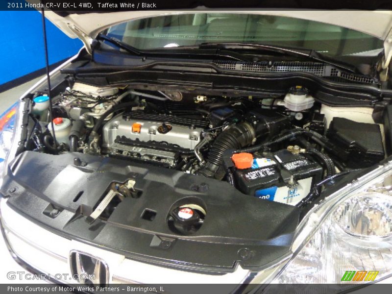 Taffeta White / Black 2011 Honda CR-V EX-L 4WD