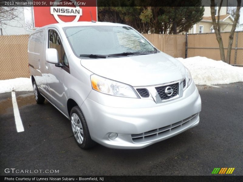 Brilliant Silver / Gray 2013 Nissan NV200 SV