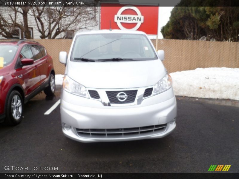 Brilliant Silver / Gray 2013 Nissan NV200 SV
