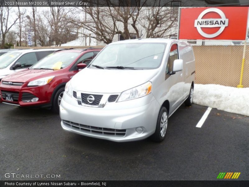 Brilliant Silver / Gray 2013 Nissan NV200 SV