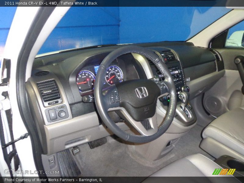 Taffeta White / Black 2011 Honda CR-V EX-L 4WD