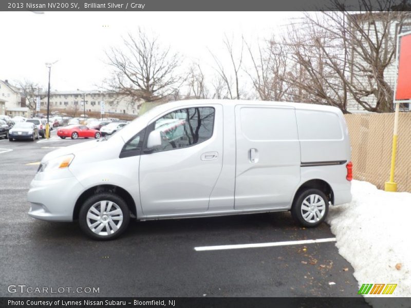 Brilliant Silver / Gray 2013 Nissan NV200 SV