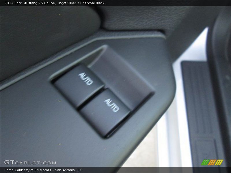Ingot Silver / Charcoal Black 2014 Ford Mustang V6 Coupe