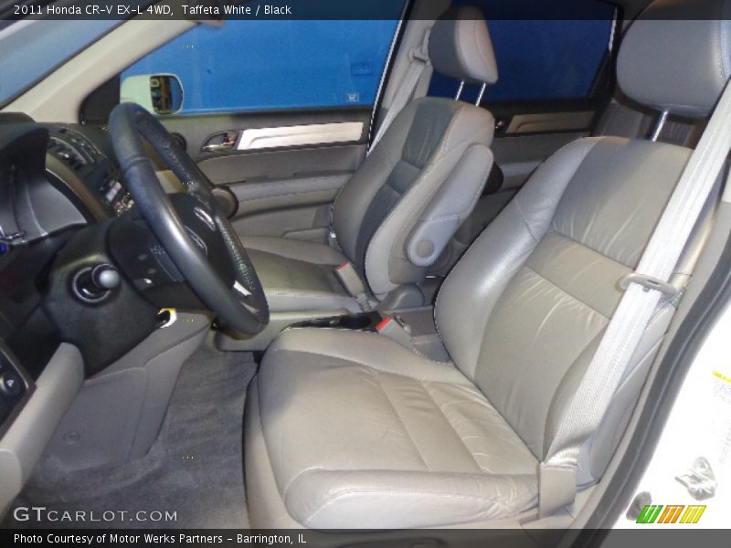 Taffeta White / Black 2011 Honda CR-V EX-L 4WD