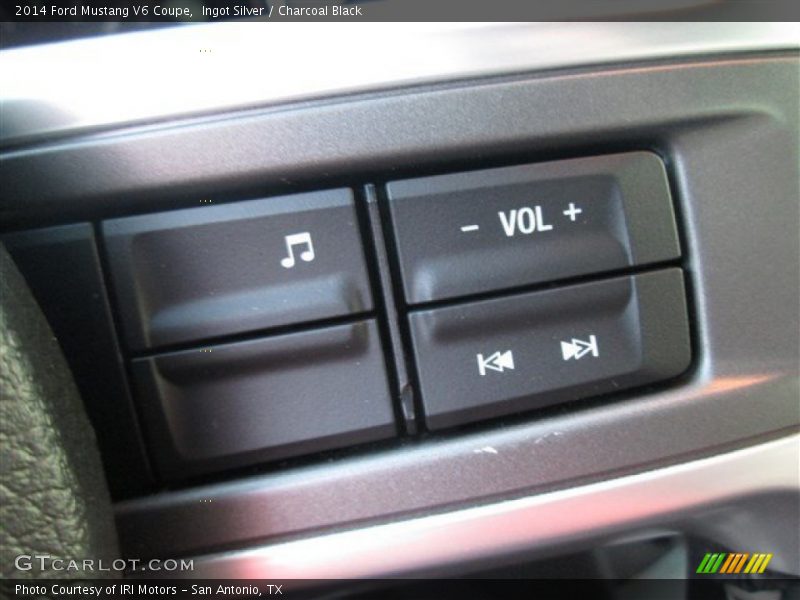 Ingot Silver / Charcoal Black 2014 Ford Mustang V6 Coupe