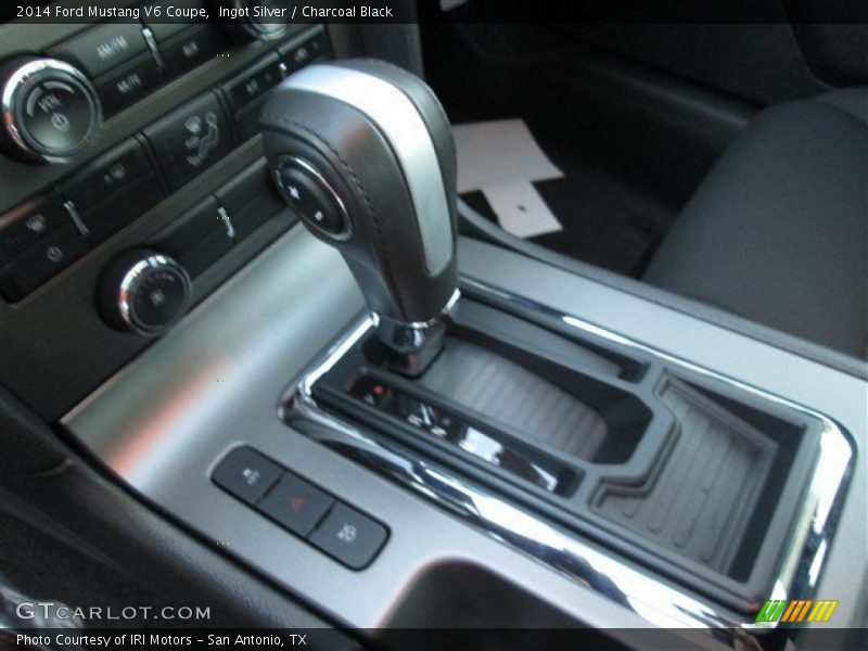 Ingot Silver / Charcoal Black 2014 Ford Mustang V6 Coupe