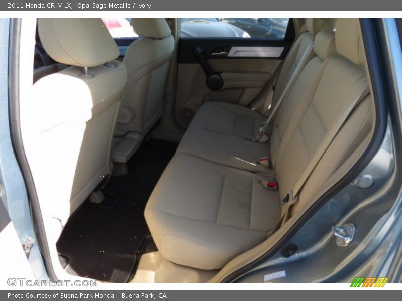 Opal Sage Metallic / Ivory 2011 Honda CR-V LX