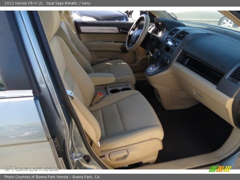 Opal Sage Metallic / Ivory 2011 Honda CR-V LX