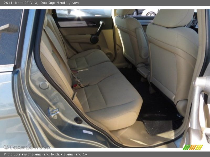Opal Sage Metallic / Ivory 2011 Honda CR-V LX
