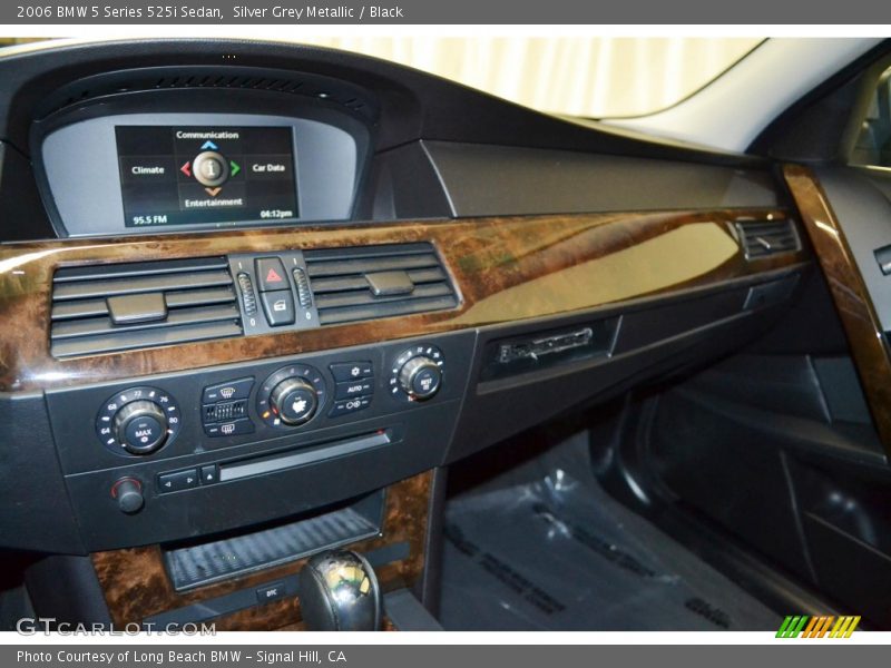 Silver Grey Metallic / Black 2006 BMW 5 Series 525i Sedan