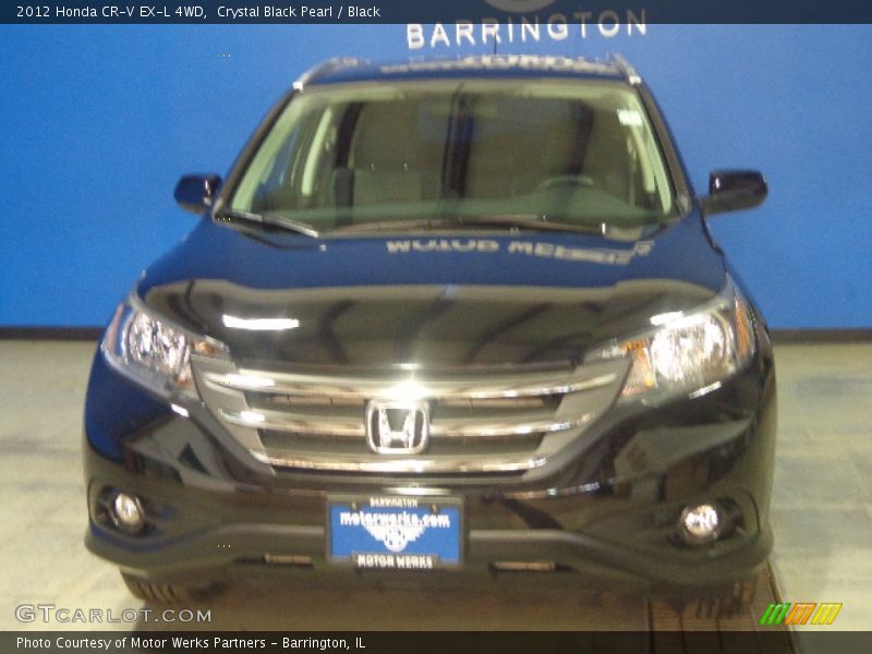 Crystal Black Pearl / Black 2012 Honda CR-V EX-L 4WD