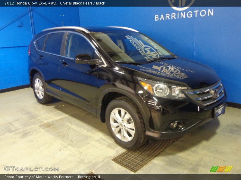 Crystal Black Pearl / Black 2012 Honda CR-V EX-L 4WD