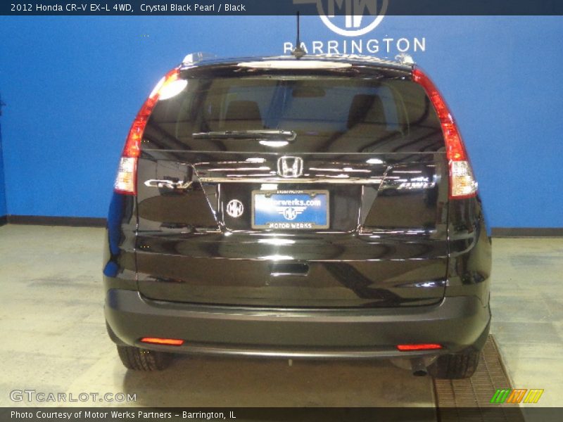 Crystal Black Pearl / Black 2012 Honda CR-V EX-L 4WD