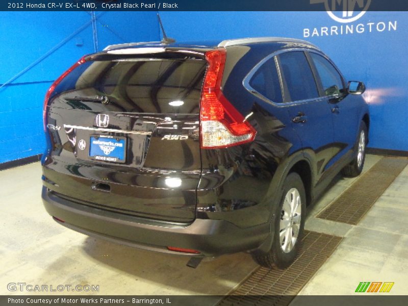 Crystal Black Pearl / Black 2012 Honda CR-V EX-L 4WD
