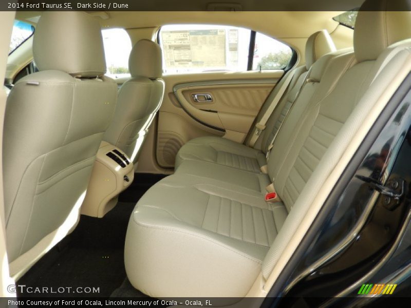Rear Seat of 2014 Taurus SE