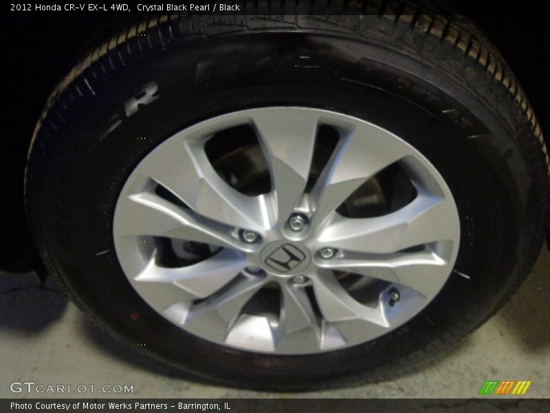 Crystal Black Pearl / Black 2012 Honda CR-V EX-L 4WD