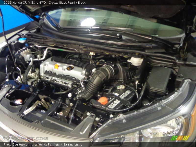 Crystal Black Pearl / Black 2012 Honda CR-V EX-L 4WD