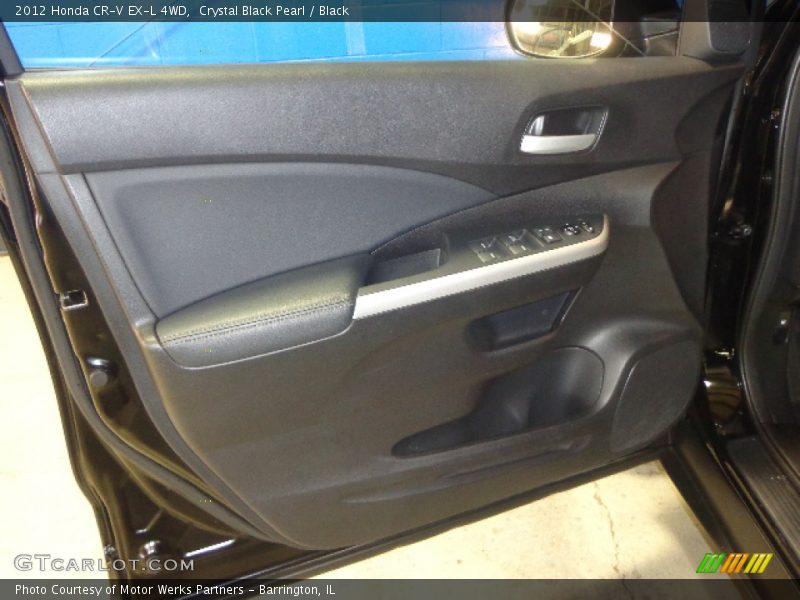 Crystal Black Pearl / Black 2012 Honda CR-V EX-L 4WD