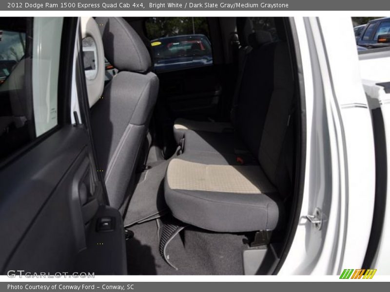 Bright White / Dark Slate Gray/Medium Graystone 2012 Dodge Ram 1500 Express Quad Cab 4x4
