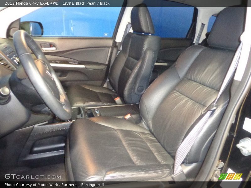 Crystal Black Pearl / Black 2012 Honda CR-V EX-L 4WD