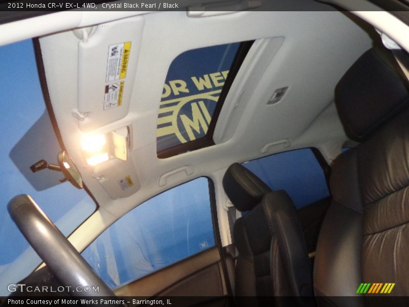 Crystal Black Pearl / Black 2012 Honda CR-V EX-L 4WD