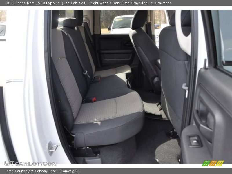 Bright White / Dark Slate Gray/Medium Graystone 2012 Dodge Ram 1500 Express Quad Cab 4x4