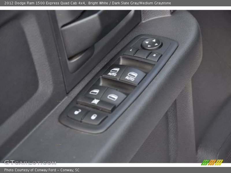 Bright White / Dark Slate Gray/Medium Graystone 2012 Dodge Ram 1500 Express Quad Cab 4x4
