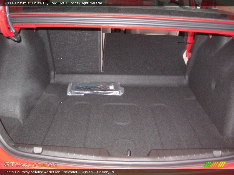 Red Hot / Cocoa/Light Neutral 2014 Chevrolet Cruze LT
