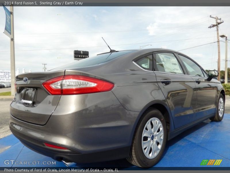 Sterling Gray / Earth Gray 2014 Ford Fusion S