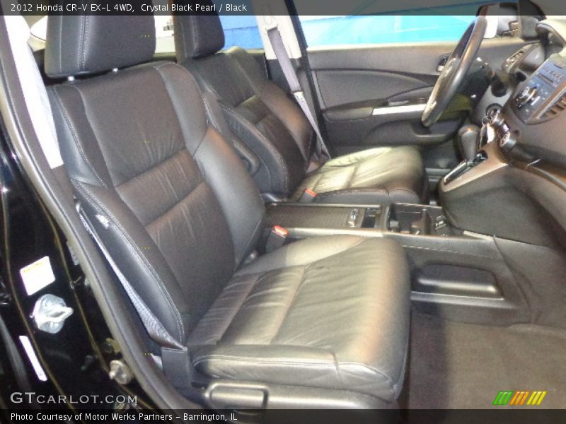 Crystal Black Pearl / Black 2012 Honda CR-V EX-L 4WD