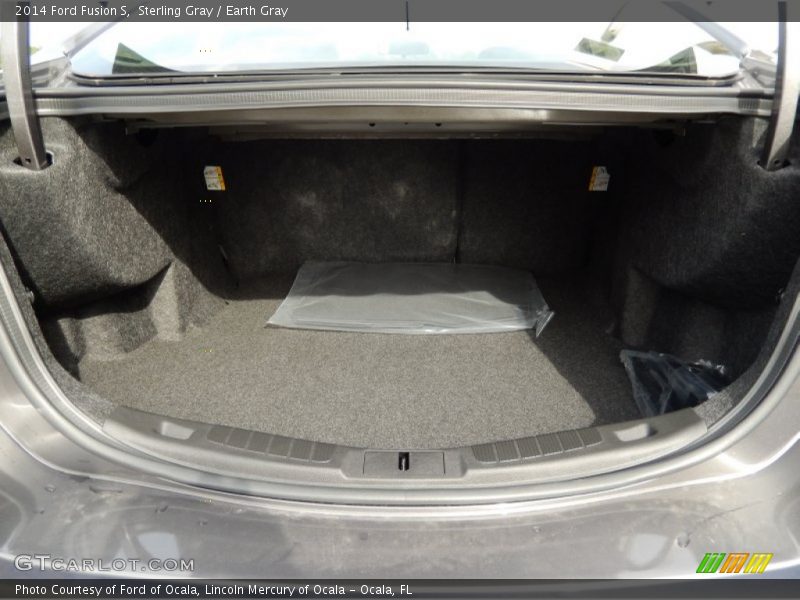 Sterling Gray / Earth Gray 2014 Ford Fusion S