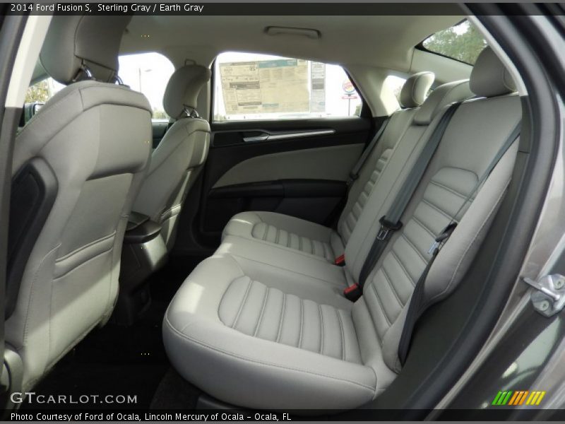 Sterling Gray / Earth Gray 2014 Ford Fusion S