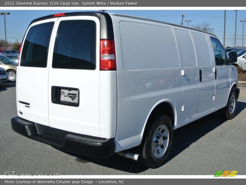 Summit White / Medium Pewter 2012 Chevrolet Express 1500 Cargo Van