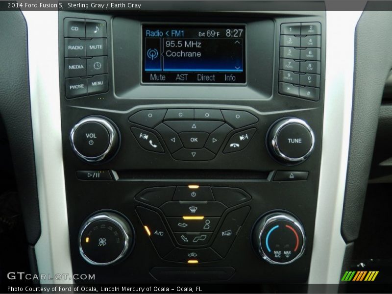 Sterling Gray / Earth Gray 2014 Ford Fusion S