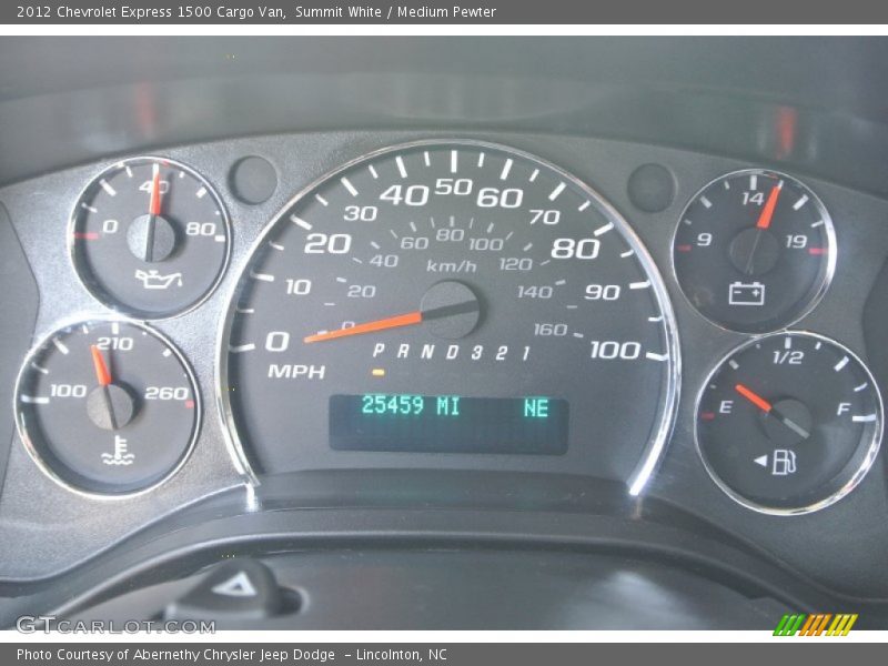 Summit White / Medium Pewter 2012 Chevrolet Express 1500 Cargo Van