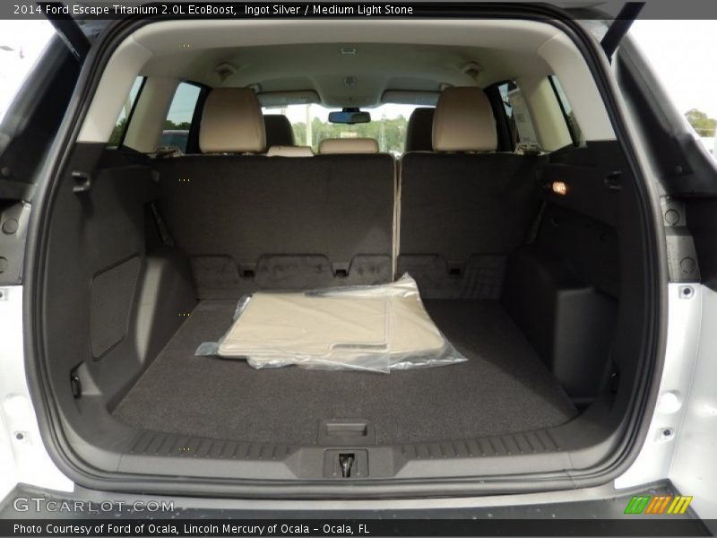 Ingot Silver / Medium Light Stone 2014 Ford Escape Titanium 2.0L EcoBoost