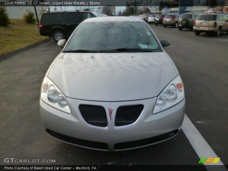 Liquid Silver Metallic / Ebony 2006 Pontiac G6 GT Sedan