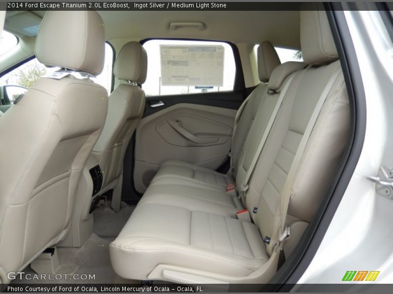 Ingot Silver / Medium Light Stone 2014 Ford Escape Titanium 2.0L EcoBoost