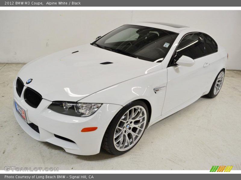 Alpine White / Black 2012 BMW M3 Coupe