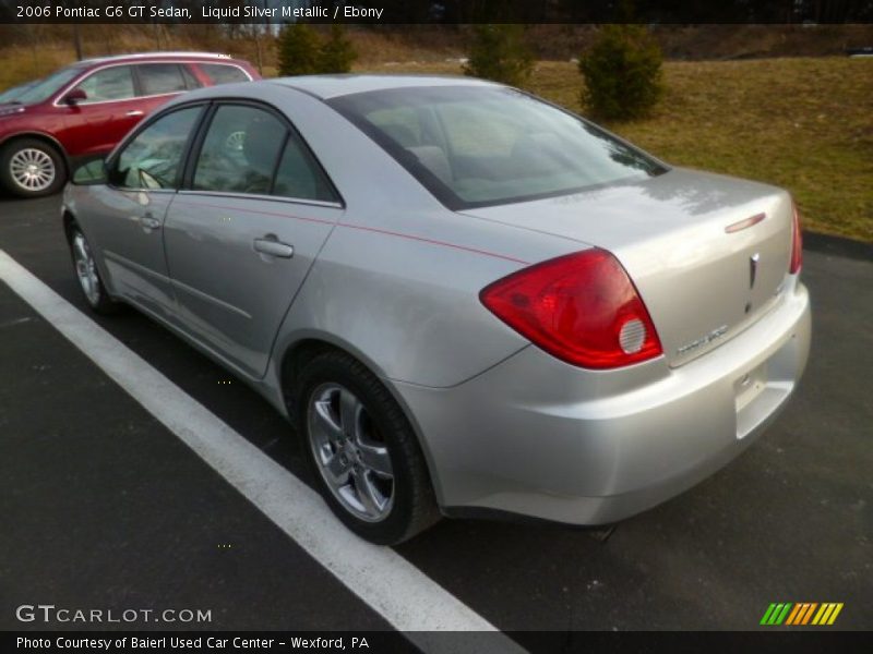 Liquid Silver Metallic / Ebony 2006 Pontiac G6 GT Sedan