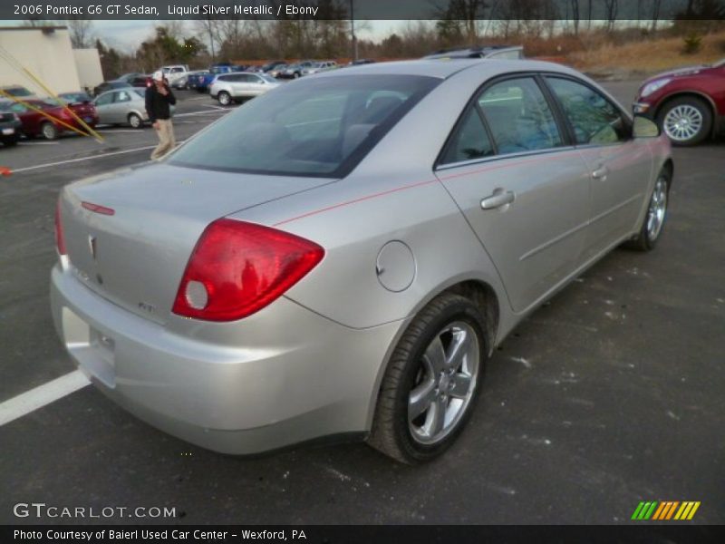 Liquid Silver Metallic / Ebony 2006 Pontiac G6 GT Sedan