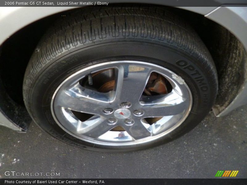 Liquid Silver Metallic / Ebony 2006 Pontiac G6 GT Sedan