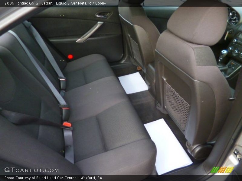 Liquid Silver Metallic / Ebony 2006 Pontiac G6 GT Sedan