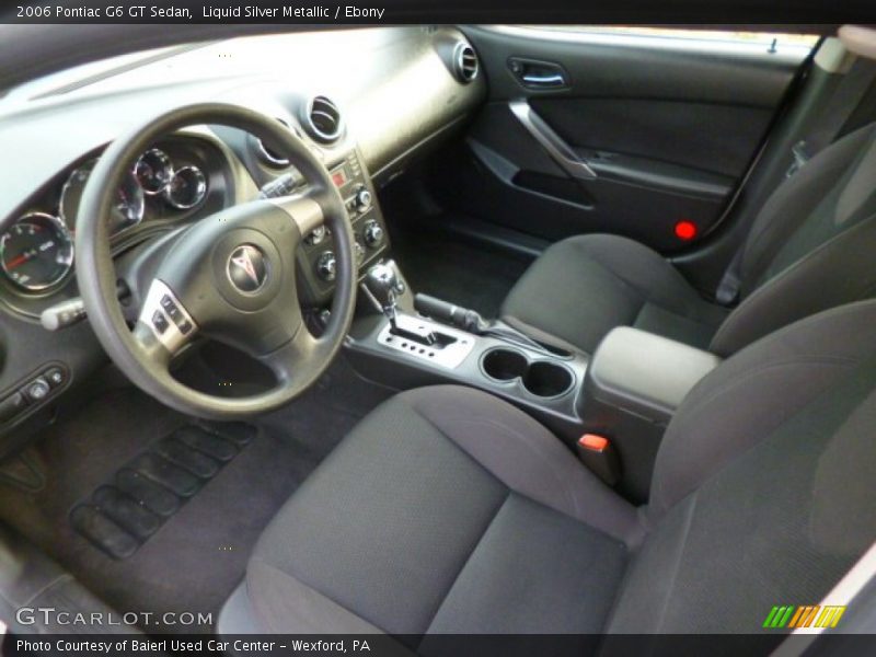 Liquid Silver Metallic / Ebony 2006 Pontiac G6 GT Sedan